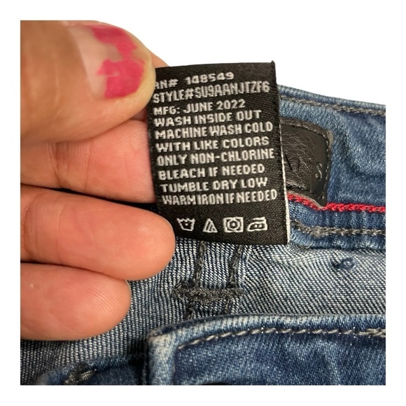 Steve's Jeans Dark Blue Size
30 Stretch Material 
Waist RN#148549 - Picture 7 of 10